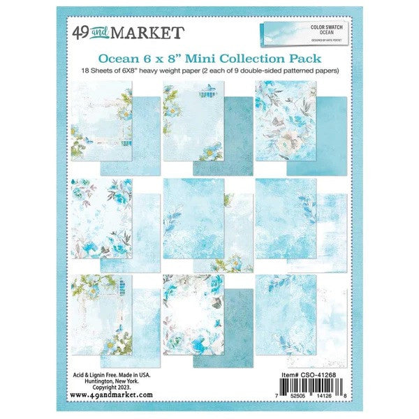 49 and Market Ocean 6x8 Mini Collection Paper Pack